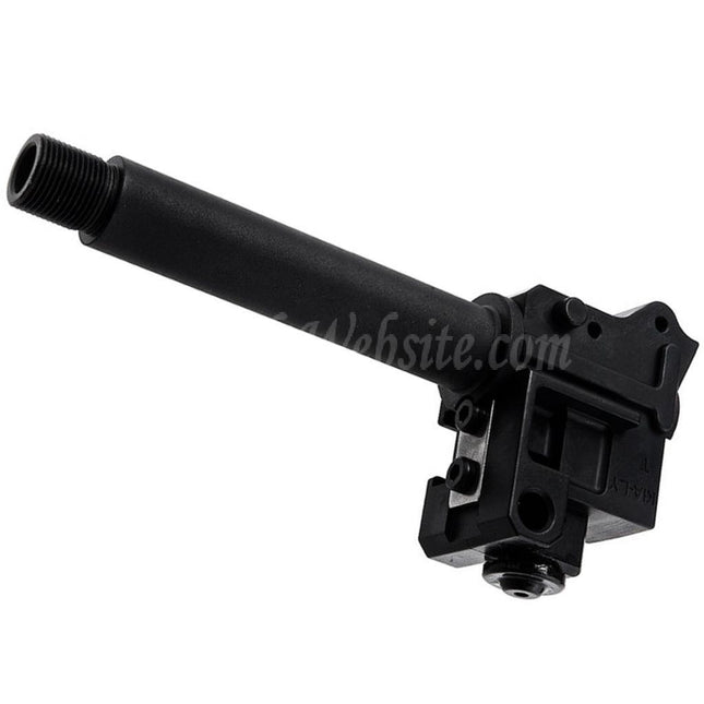KRYTAC Barrel and Trunnion Assembly -14mm CCW Counter-clockwise Thread For Krytac Kriss Vector GBB SMG Rifles Airsoft Black