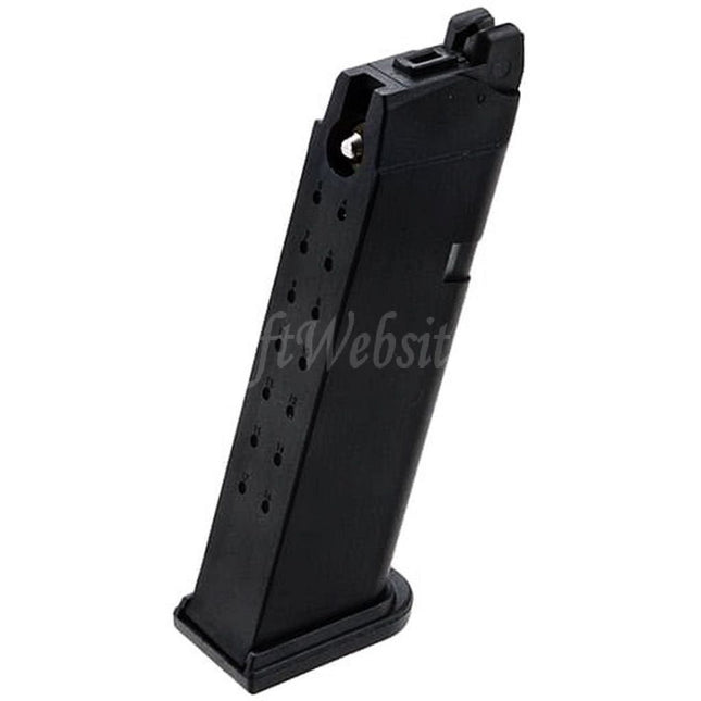 SRC 18rd Gas Magazine For G17 G18C G34 G35 G-Series GBB Pistols Airsoft Black