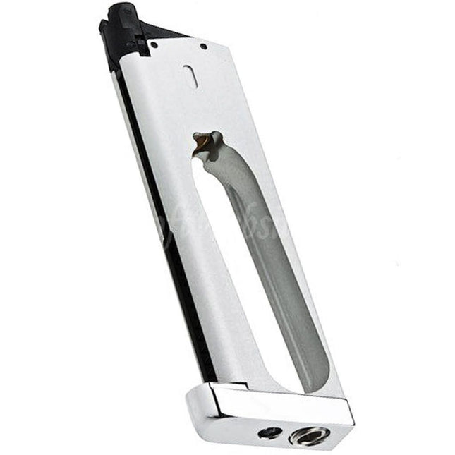 RWA 25rd Co2 Magazine For KJ Works RWA GRP Nighthawk Custom War Hawk Series 1911 GBB Pistols Airsoft Silver
