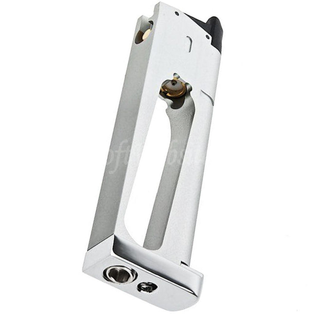 RWA 25rd Co2 Magazine For KJ Works RWA GRP Nighthawk Custom War Hawk Series 1911 GBB Pistols Airsoft Silver