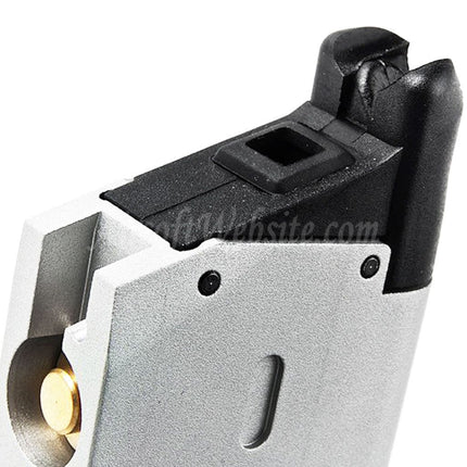 RWA 25rd Co2 Magazine For KJ Works RWA GRP Nighthawk Custom War Hawk Series 1911 GBB Pistols Airsoft Silver
