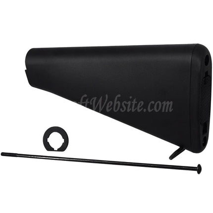 Crosse fixe E&amp;C Polymer M16A1 pour fusils AEG E&amp;C M4 et M16, noir