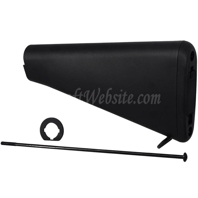 Crosse fixe E&amp;C Polymer M16A1 pour fusils AEG E&amp;C M4 et M16, noir