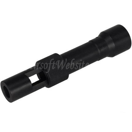 Cache-flamme CYMA 125 mm style SPR pour fusils à canon fileté antihoraire -14 mm CCW Airsoft
