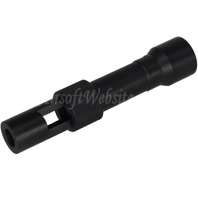 CYMA 125mm SPR Style Flash Hider For -14mm CCW Counter-Clockwise Thread Barrel Rifles Airsoft