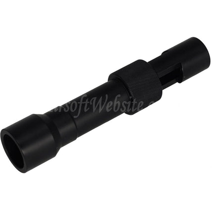 Cache-flamme CYMA 125 mm style SPR pour fusils à canon fileté antihoraire -14 mm CCW Airsoft
