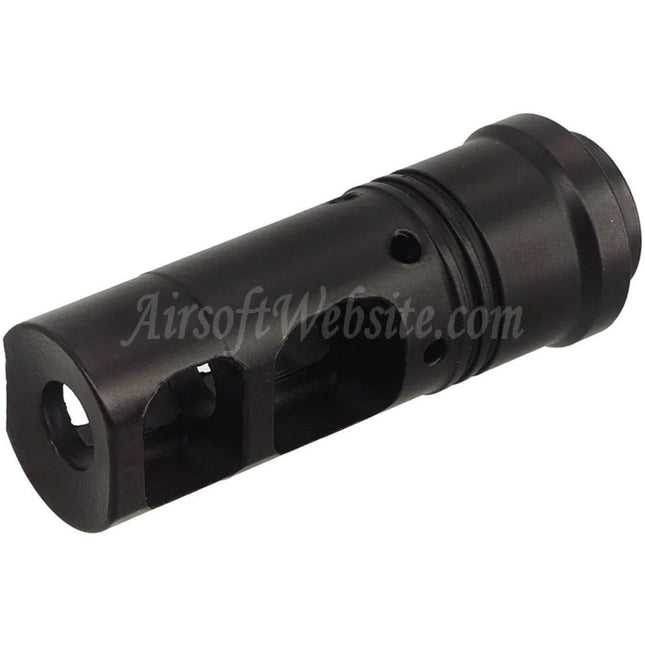 CYMA 62mm SF-556 Style Flash Hider For -14mm CCW Counter-Clockwise Thread Barrel Rifles Airsoft Black