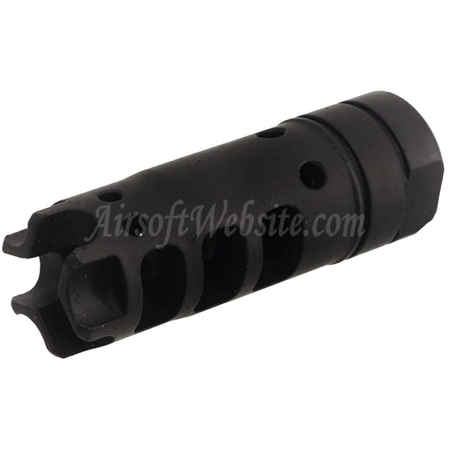 CYMA 65mm Dragon DGN556 Style Flash Hider For -14mm CCW Counter-Clockwise Thread Barrel Rifles Airsoft Black