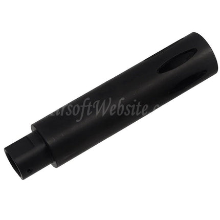 Cache-flamme CYMA 113 mm XM177 E1 pour fusils à canon fileté antihoraire -14 mm CCW, noir