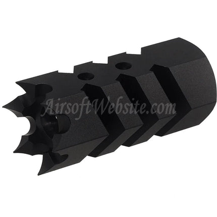 Cache-flamme CYMA Crown of Thorns pour fusils à canon fileté antihoraire de 14 mm CCW Airsoft
