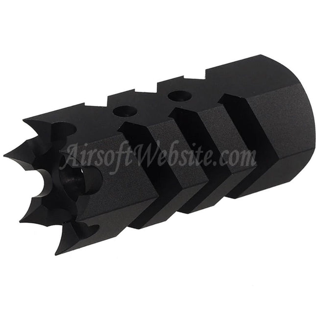 CYMA Crown Of Thorns Flash Hider For -14mm CCW Counter-Clockwise Thread Barrel Rifles Airsoft