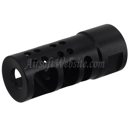 CYMA 53mm R2 556 Style Metal Muzzle Brake Flash Hider For -14mm CCW Counter-Clockwise Thread Barrel Rifles Airsoft