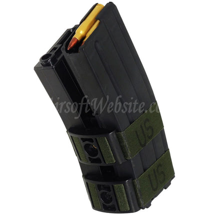 BATTLEAXE 800rd Electric Dual Magazine with Dummy Bullet For M4 M16 Series AEG Rifles Airsoft