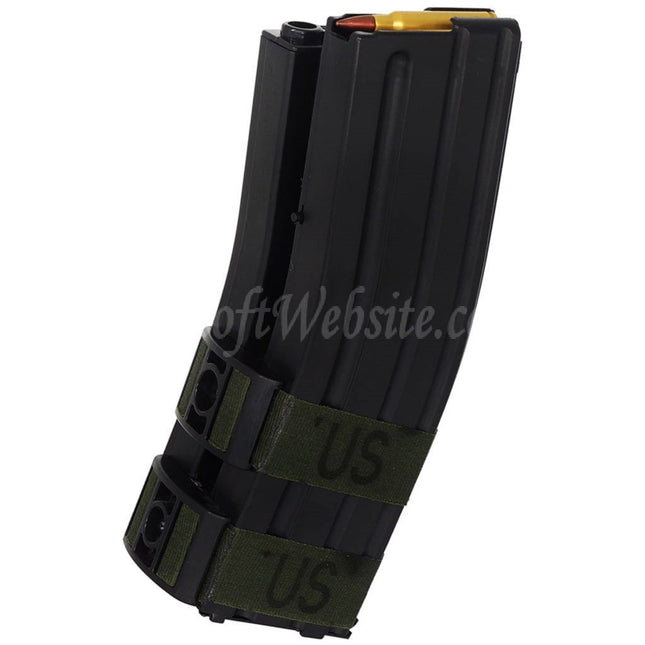 BATTLEAXE 1200rd Electric Dual Magazine with Dummy Bullet For M4 M16 Series AEG Rifles Airsoft