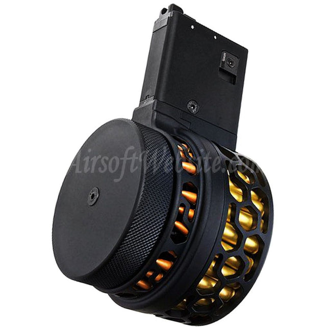 DYTAC XMAG 100rd Green Gas Drum Magazine For Tokyo Marui MWS M4 Series GBB Rifles Airsoft