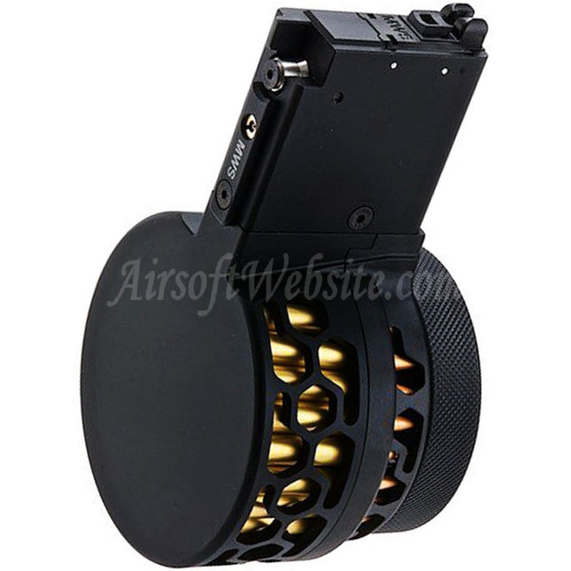 DYTAC XMAG 100rd Green Gas Drum Magazine For Tokyo Marui MWS M4 Series GBB Rifles Airsoft