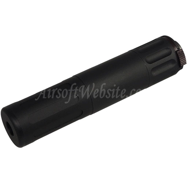 Silencieux QD 5KU 170 mm AAC SR5 avec cache-flamme à 3 broches pour fusils à canon fileté antihoraire -14 mm CCW Airsoft