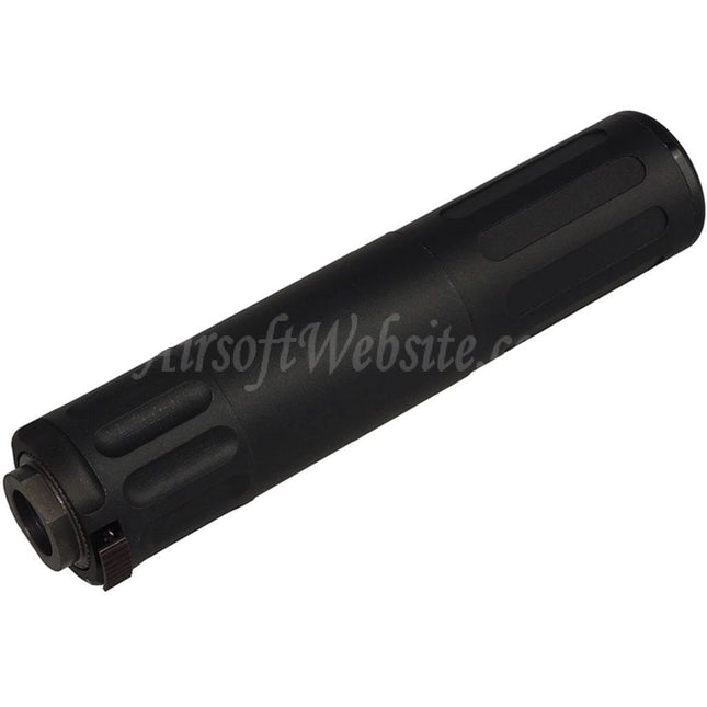 Silencieux QD 5KU 170 mm AAC SR5 avec cache-flamme à 3 broches pour fusils à canon fileté antihoraire -14 mm CCW Airsoft