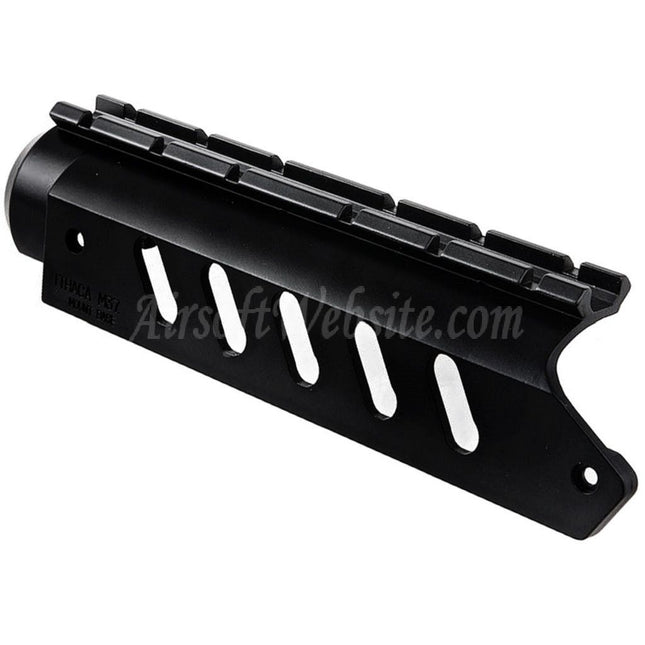 Support de lunette de visée KTW 20 mm Weaver Rail pour fusil de chasse à ressort KTW Ithaca M37 Airsoft, noir