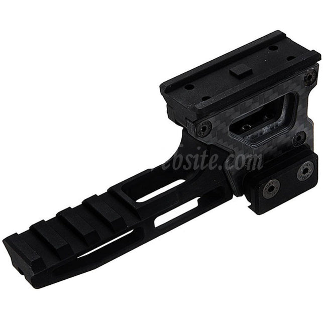 Support optique modulaire Revanchist Airsoft 2,26 pouces V2 pour monture T2 et élévateur pour appareils laser