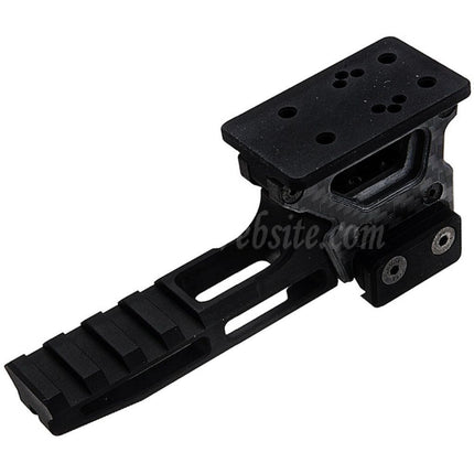 Support optique modulaire Revanchist Airsoft 2,26 pouces V2 pour viseur point rouge amphibie RMR Docter et élévateur pour appareils laser, noir