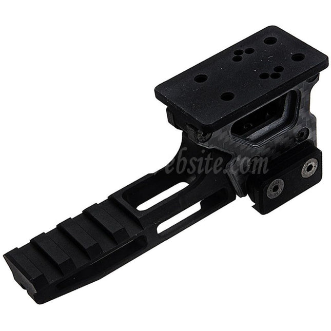 Support optique modulaire Revanchist Airsoft 2,26 pouces V2 pour viseur point rouge amphibie RMR Docter et élévateur pour appareils laser, noir