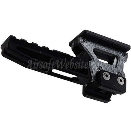 Support optique modulaire Revanchist Airsoft 2,26 pouces V2 pour viseur point rouge amphibie RMR Docter et élévateur pour appareils laser, noir