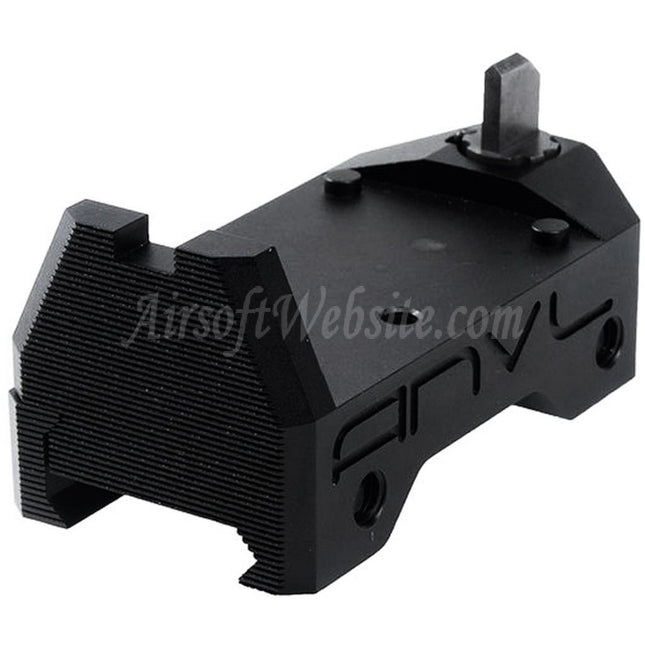 Support RGW en aluminium ANVL RMR avec viseur avant et arrière intégré pour rail Picatinny RMR 20 mm