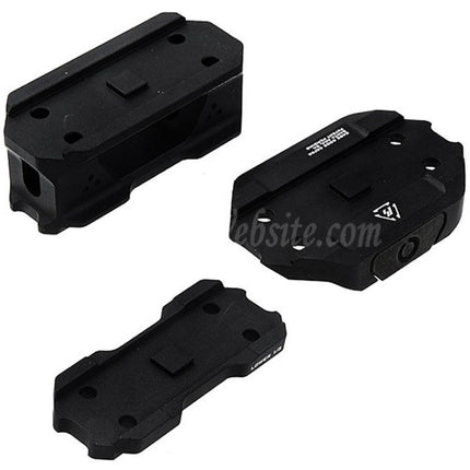 Strike Industries 3-Piece Low Profile Riser Mount For T1 Red Dot Scopes