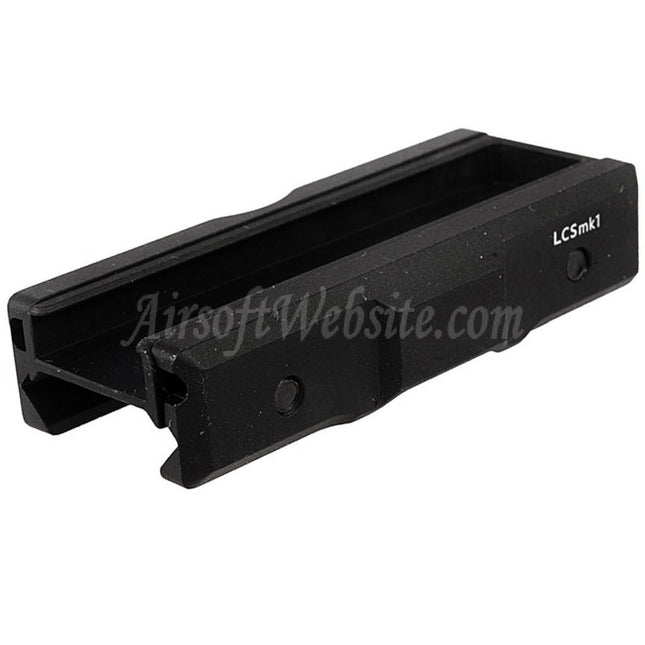 Support de rail de commutateur de ruban adhésif TMC style CD pour système de rail Picatinny 20 mm, noir