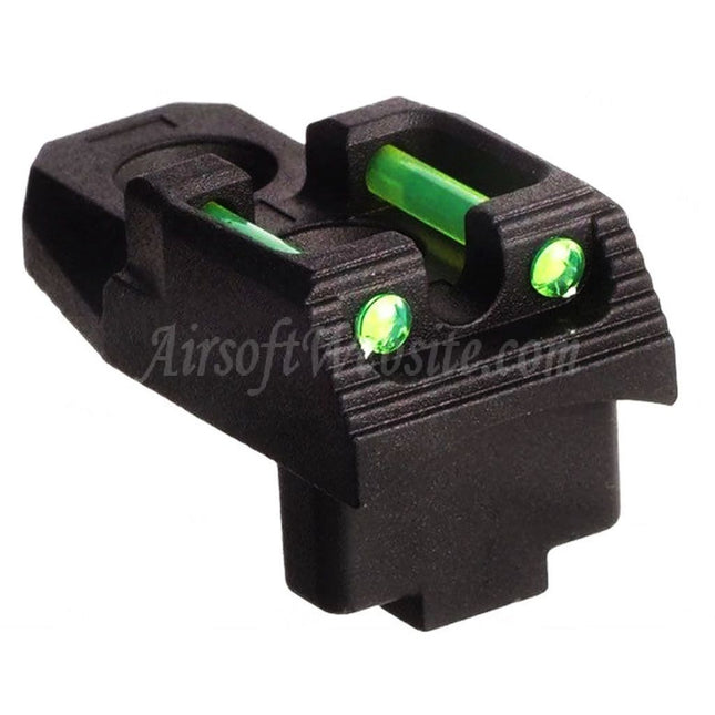 Action Army MIM Fiber Optics Rear Sight For AAP01 AAP01C Series GBB Pistols Airsoft