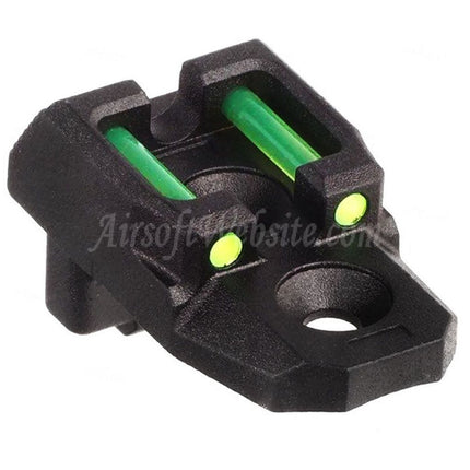 Viseur arrière à fibre optique Action Army MIM pour pistolets GBB série AAP01 et AAP01C Airsoft