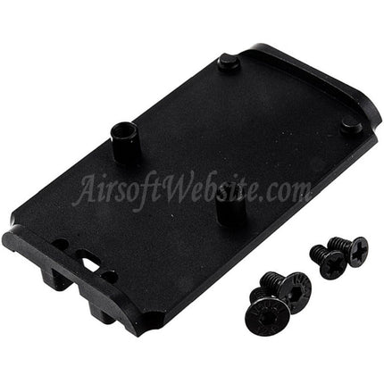 Support optique style Bomber RMR pour pistolets Tokyo Marui G17 Gen5 MOS Series GBB Airsoft, noir