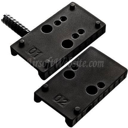 Cybergun Fiber Optic Plate with Charging Handle For Cybergun CANiK TP9 Series GBB Pistols Airsoft