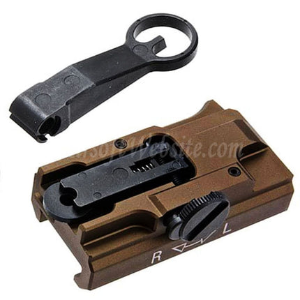 Guns Modify GM CNC Aluminum 416 A5 Style Quick Detach Flip-Up Sight For Tokyo Marui M4 Series MWS GBB Rifles Airsoft