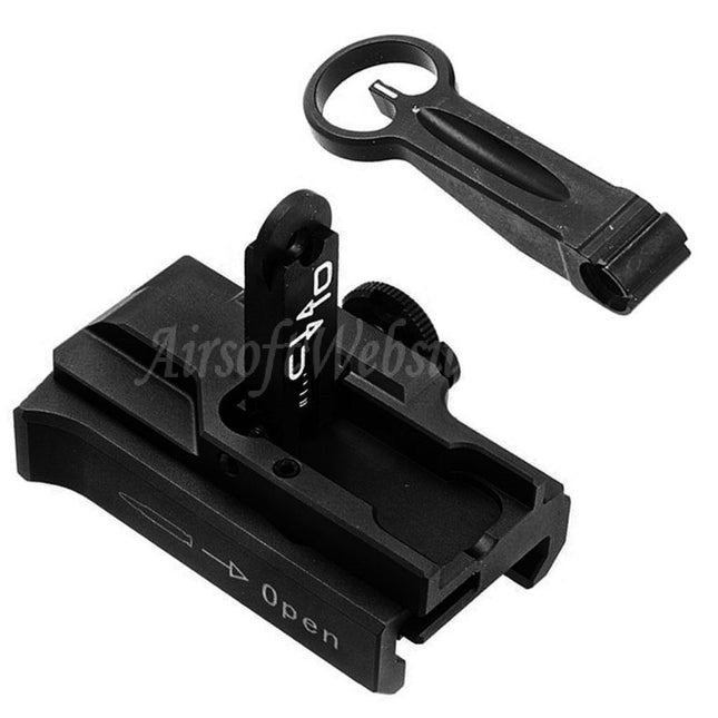 Guns Modify GM CNC Aluminum 416 A5 Style Quick Detach Flip-Up Sight For Tokyo Marui M4 Series MWS GBB Rifles Airsoft