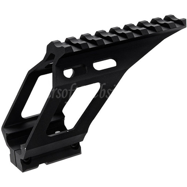 Rail supérieur Novritsch en aluminium CNC de 20 mm pour pistolets GBB série SSP1 et SSP2, noir
