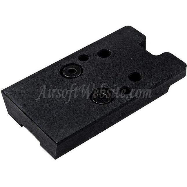 Plaque de point rouge en aluminium CNC Revanchist Airsoft, montage haut pour pistolets GBB Novritsch série SSP5