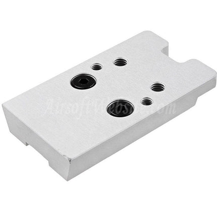 Plaque de point rouge en aluminium CNC Revanchist Airsoft, montage haut pour pistolets GBB Novritsch série SSP5