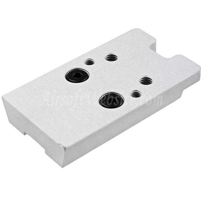 Plaque de point rouge en aluminium CNC Revanchist Airsoft, montage haut pour pistolets GBB Novritsch série SSP5