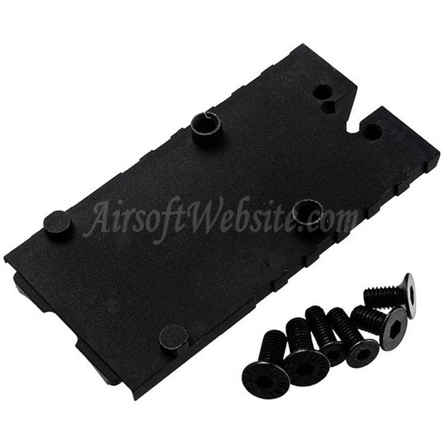 Support optique RMR SRO en aluminium CNC Revanchist Airsoft pour pistolets Tokyo Marui G17 Gen5 MOS Series GBB, noir