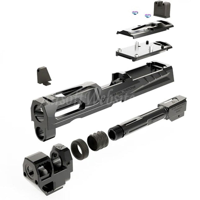 PTS Killer Innovations Velocity V1 Conversion Kit Suitable For VFC SIG AIR P320 M18 X-Carry Series GBB Pistols