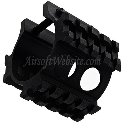 Rail suppresseur LCT 45 mm pour fusils AEG LCT AS VAL VSS série Airsoft noir