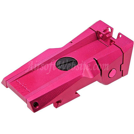 Mire arrière en fibre optique en aluminium CNC Dr. Black pour pistolets Tokyo Marui Hi-Capa série 5.1 GBB Airsoft