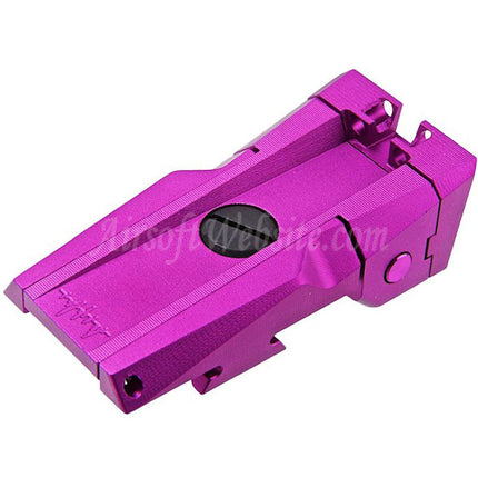 Mire arrière en fibre optique en aluminium CNC Dr. Black pour pistolets Tokyo Marui Hi-Capa série 5.1 GBB Airsoft