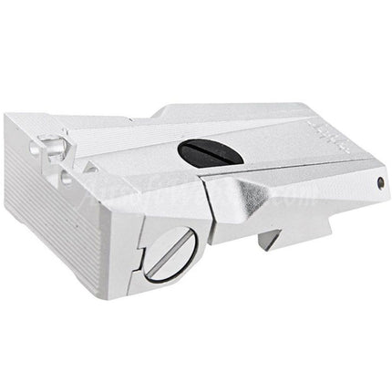 Mire arrière en fibre optique en aluminium CNC Dr. Black pour pistolets Tokyo Marui Hi-Capa série 5.1 GBB Airsoft