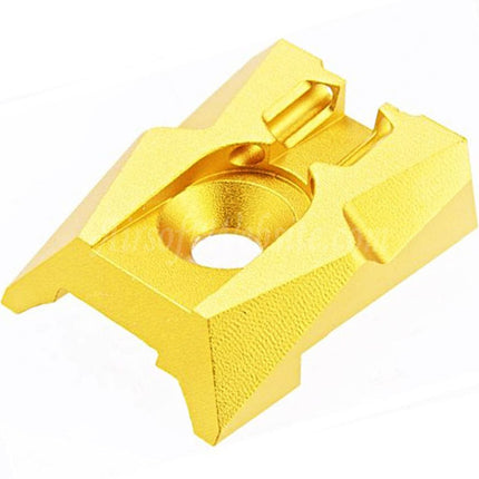 Mire arrière Dr. Black en aluminium CNC à fibre optique pour pistolets Tokyo Marui Hi-Capa série 4.3 GBB Airsoft