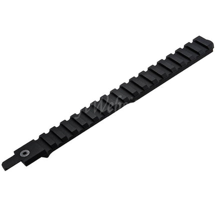VFC CNC Aluminum 210mm M1913 20mm Picatinny Top Rail with Adaptor For Cybergun FNC GBB Rifles Airsoft Black