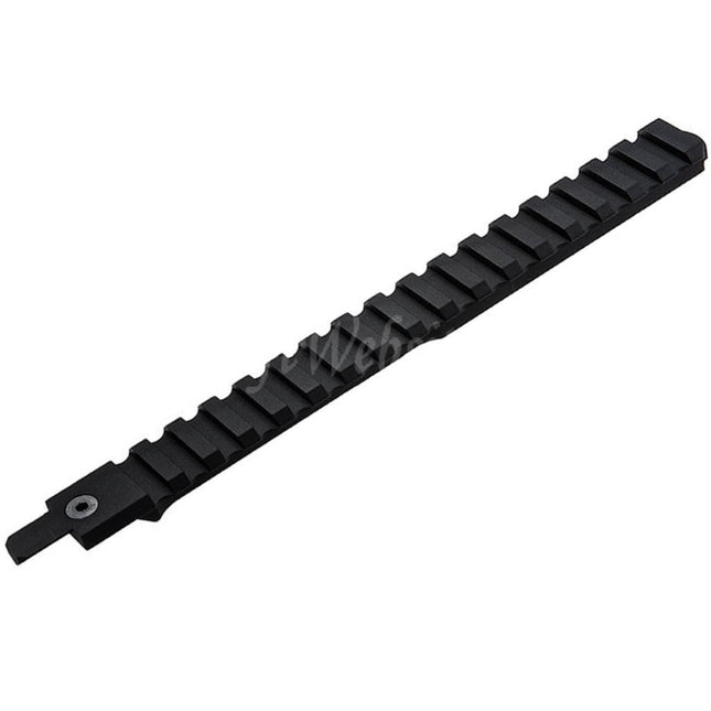 Rail supérieur Picatinny VFC en aluminium CNC 210 mm M1913 20 mm avec adaptateur pour fusils Cybergun FNC GBB Airsoft, noir
