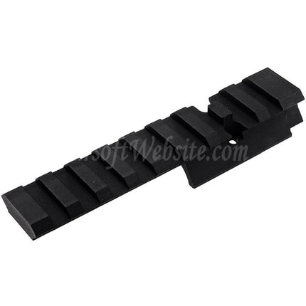 Novritsch 100mm 9-Slots Optic Picatinny Rail For SSP5 (6" Version) GBB Pistols Airsoft Black
